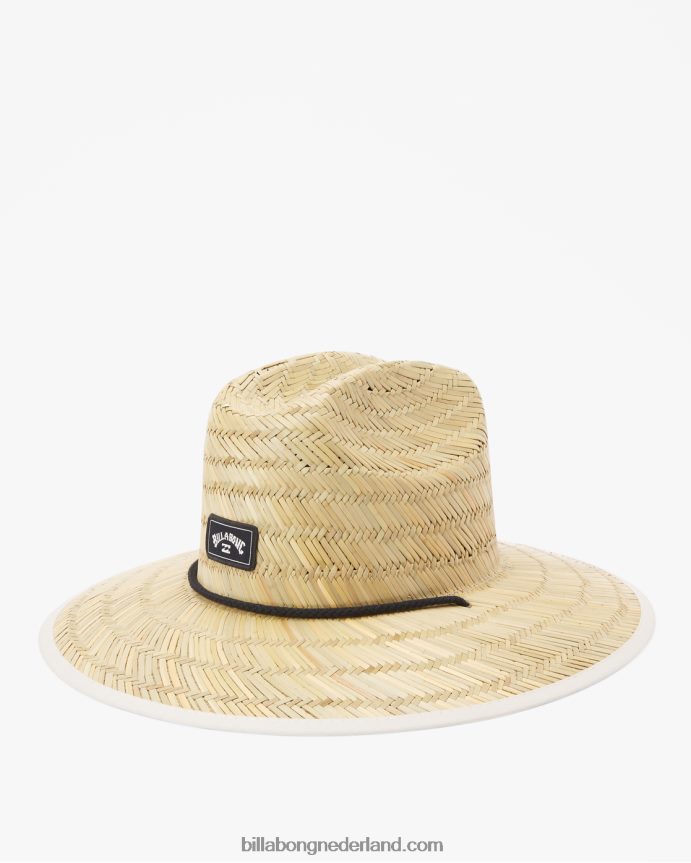 Billabong Heren badmeesterhoed van stro met getijdenprintneonblauw 4D20H851