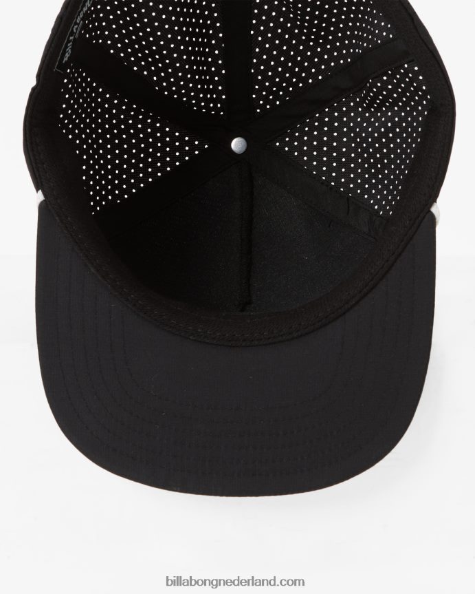 Billabong Heren bereik vrachtwagenchauffeur hoedzwart 4D20H685