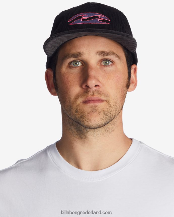 Billabong Heren erfgoed honkbal hoedzwart 4D20H673