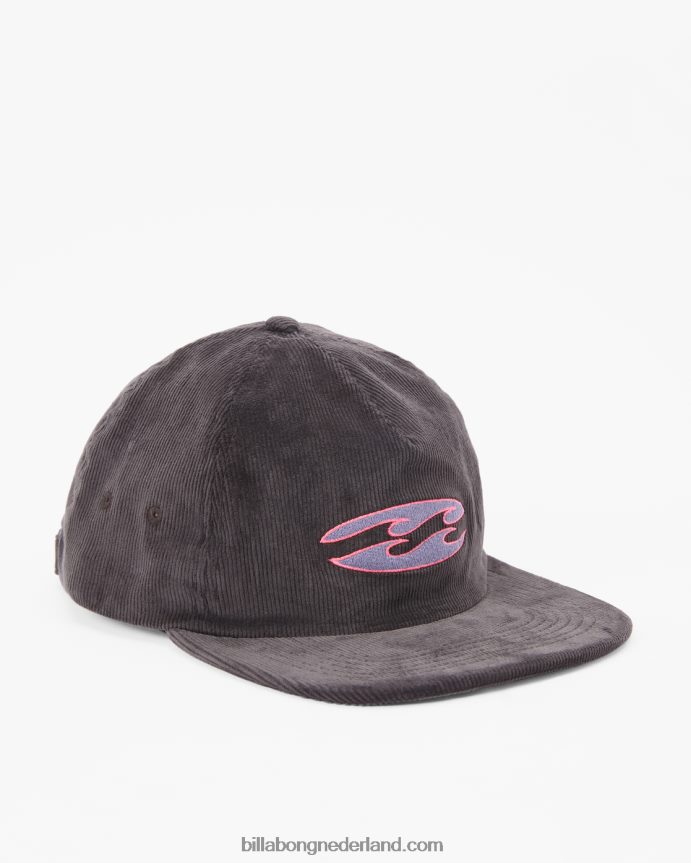 Billabong Heren erfgoed honkbal hoedzwart 4D20H673