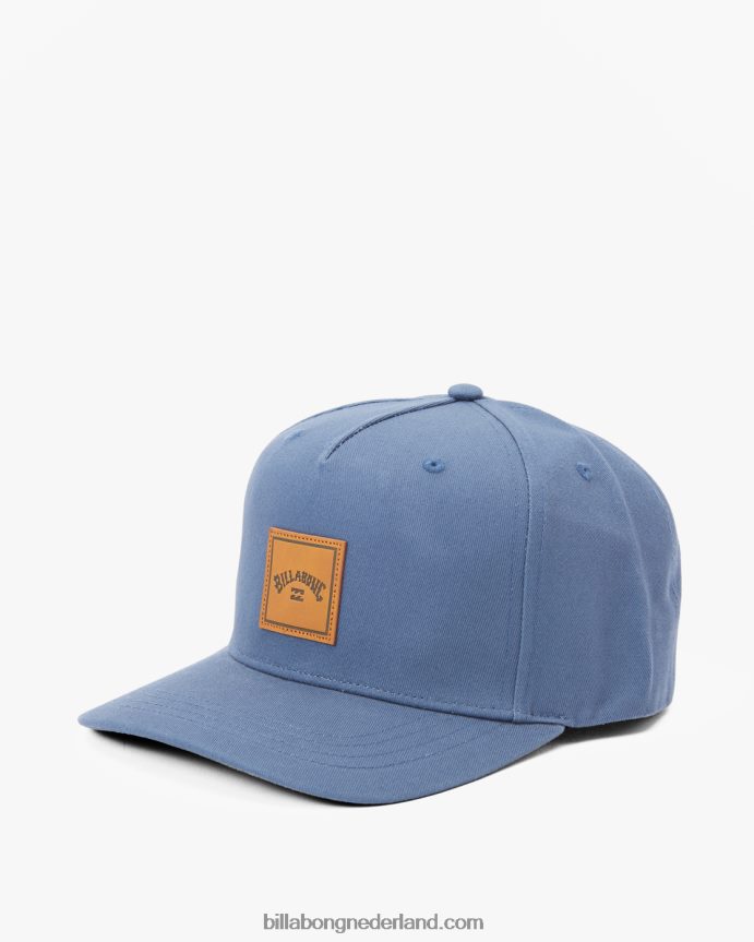 Billabong Heren gestapelde snapback hoedblauwe lagune 4D20H866