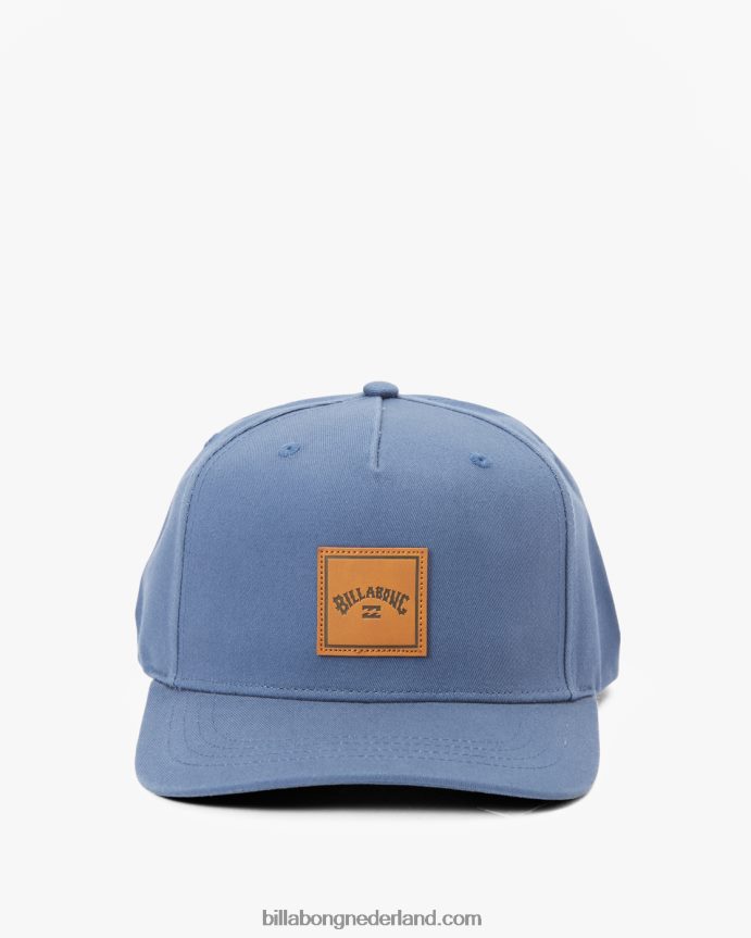 Billabong Heren gestapelde snapback hoedblauwe lagune 4D20H866