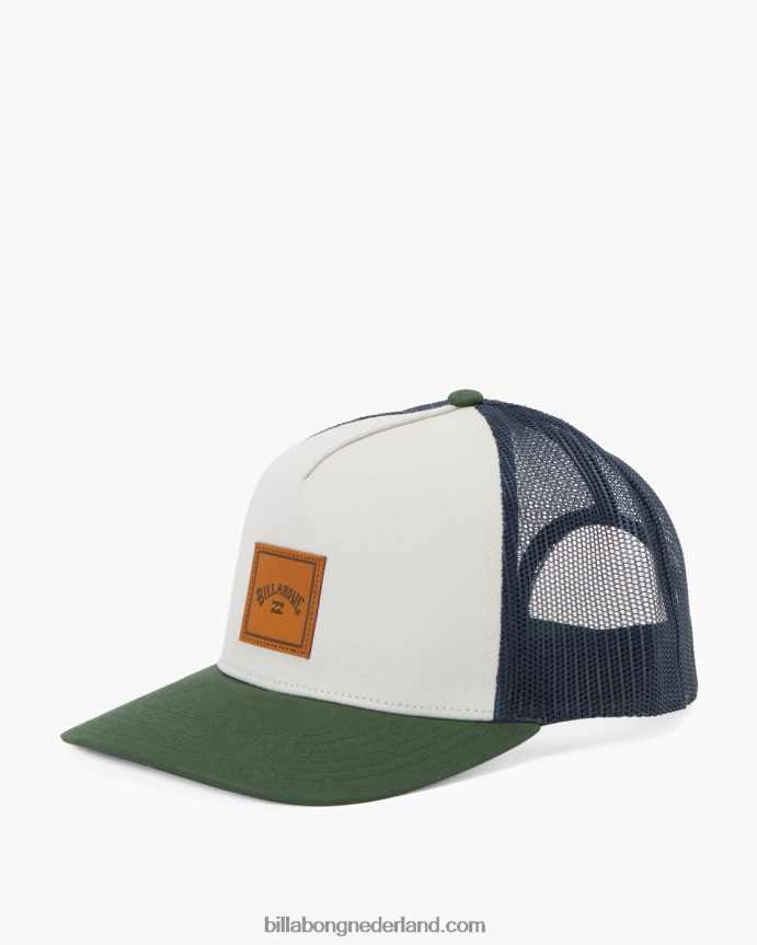 Billabong Heren gestapelde vrachtwagenchauffeurhoedchino 4D20H762