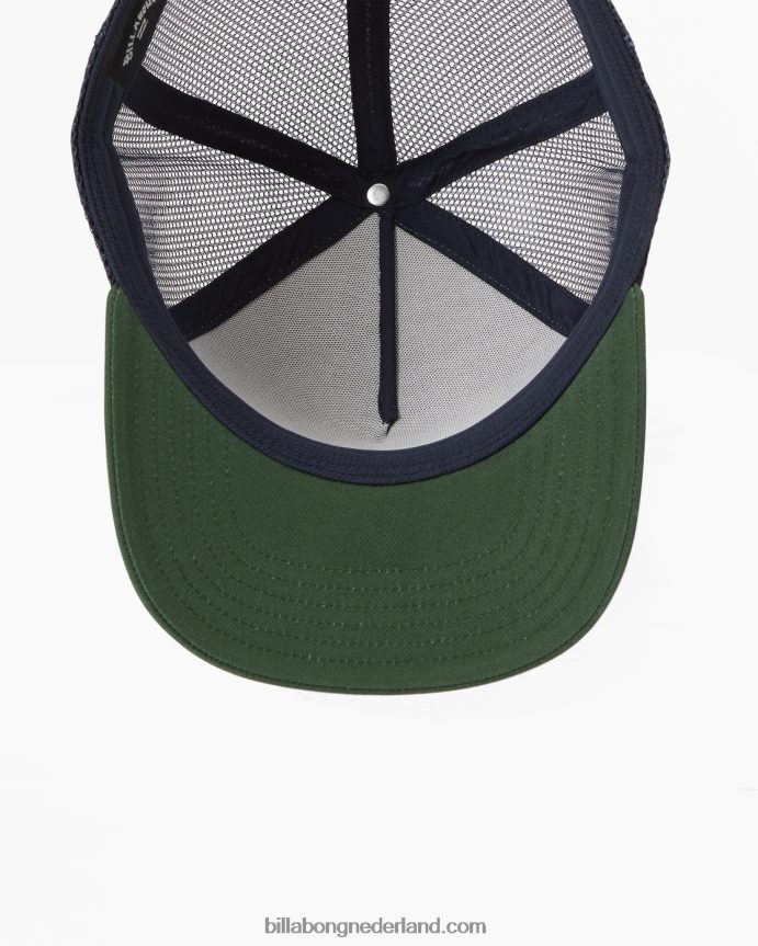 Billabong Heren gestapelde vrachtwagenchauffeurhoedchino 4D20H762