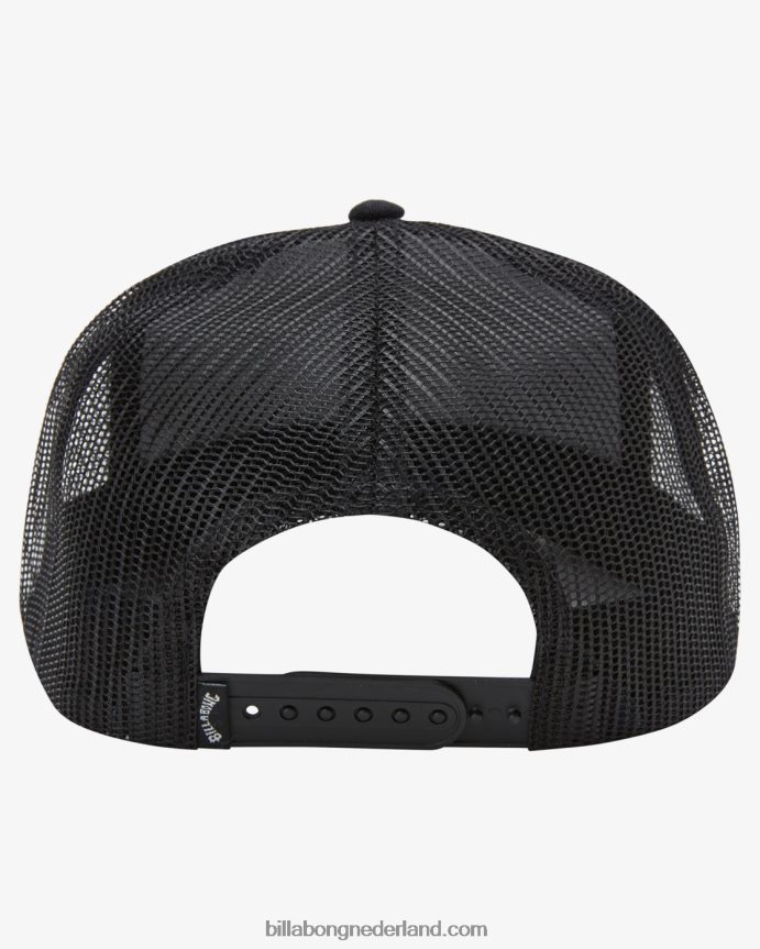 Billabong Heren gestapelde vrachtwagenchauffeurhoedgrijze heide 4D20H769