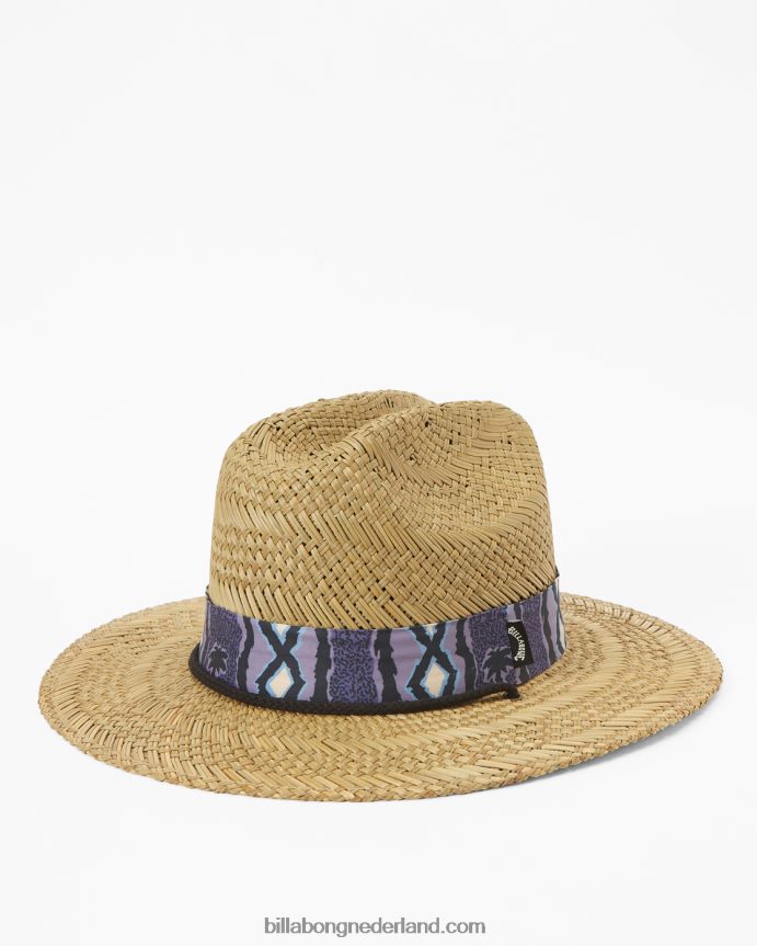 Billabong Heren mai getijden stro badmeester hoedstoffige druif 4D20H792