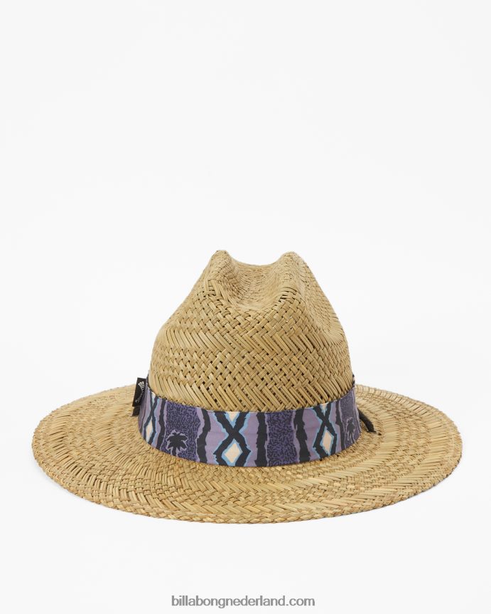 Billabong Heren mai getijden stro badmeester hoedstoffige druif 4D20H792