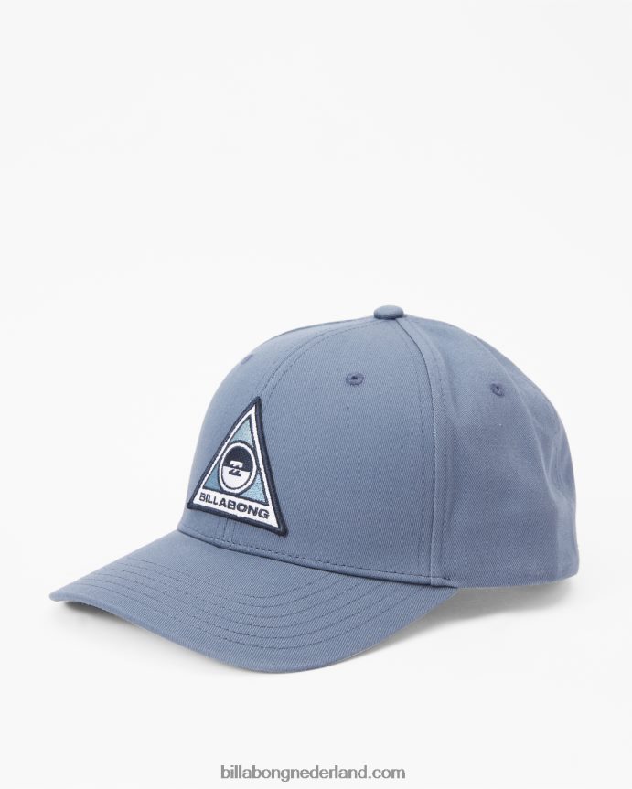 Billabong Heren ommuurde snapback hoedgewassen blauw 4D20H863