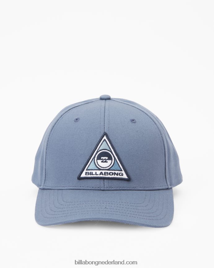 Billabong Heren ommuurde snapback hoedgewassen blauw 4D20H863