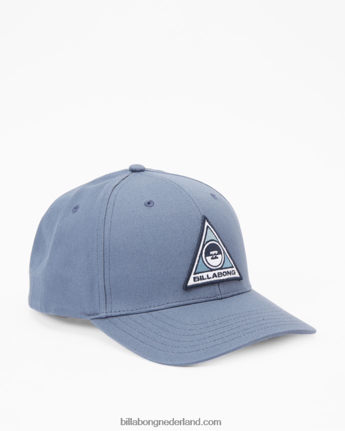 Billabong Heren ommuurde snapback hoedgewassen blauw 4D20H863