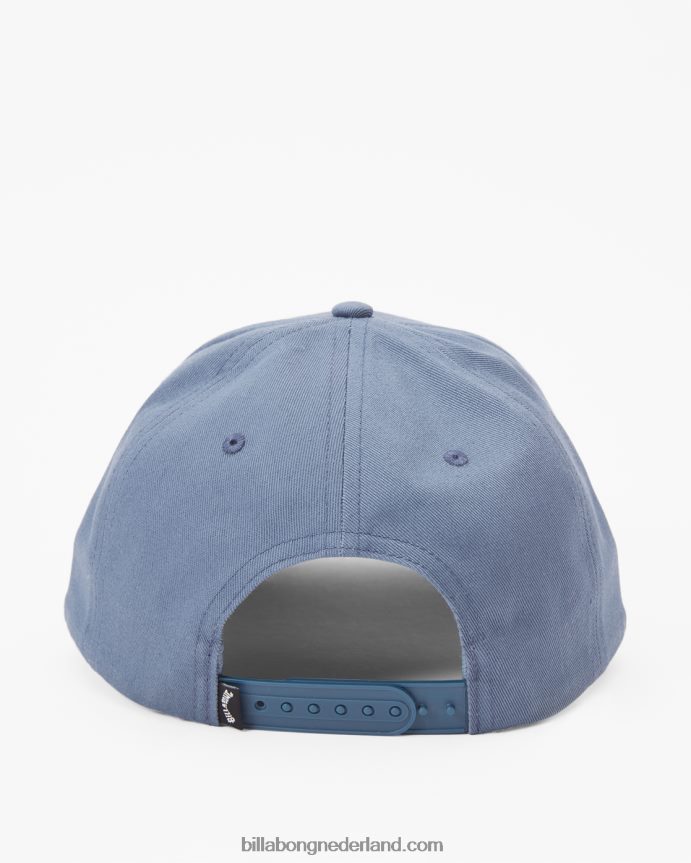 Billabong Heren ommuurde snapback hoedgewassen blauw 4D20H863