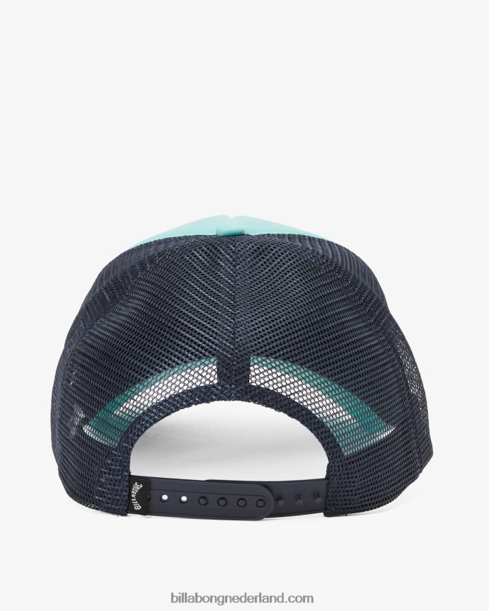 Billabong Heren podium vrachtwagenchauffeur hoedstoffige aqua 4D20H821