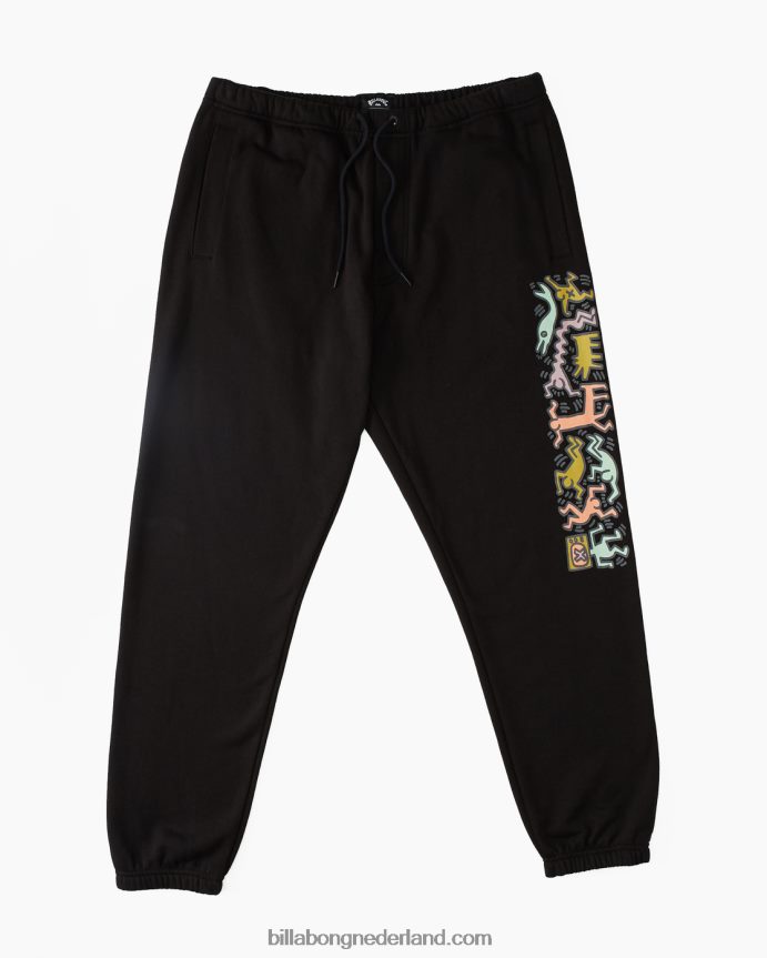 Billabong Heren Keith haring jam joggingbroekzwart 4D20H223