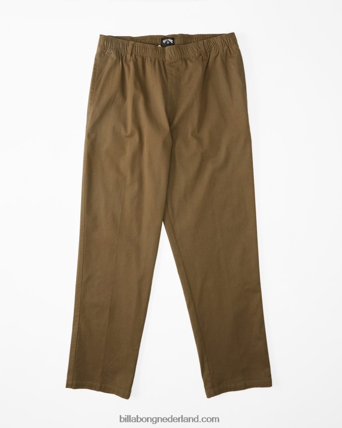 Billabong Heren larry strandbroek met elastische tailleleger 4D20H428