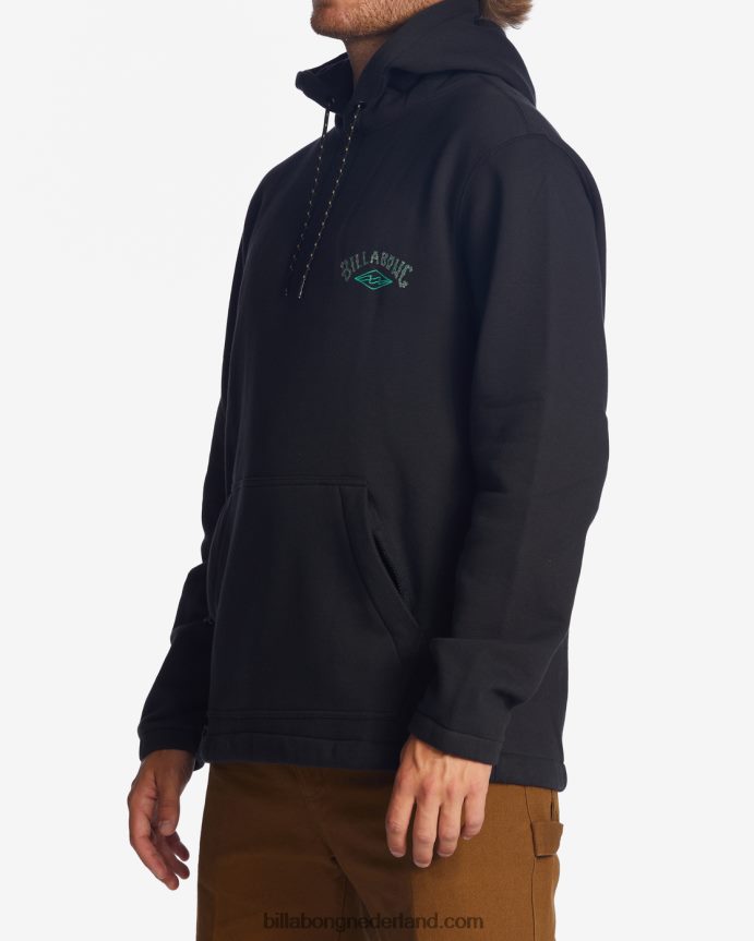 Billabong Heren a/div kompas pullover hoodiezwart 4D20H490