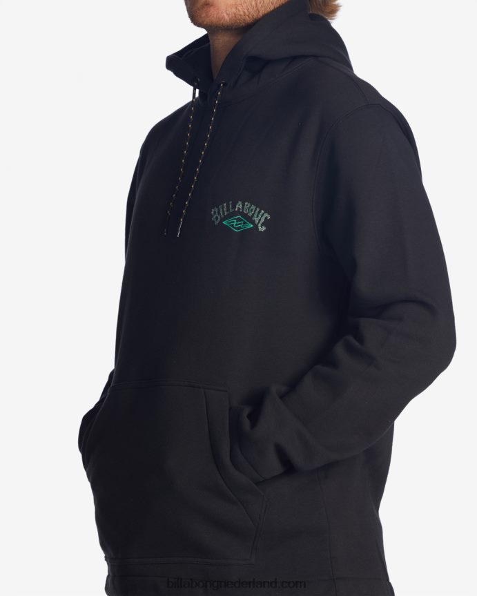 Billabong Heren a/div kompas pullover hoodiezwart 4D20H490