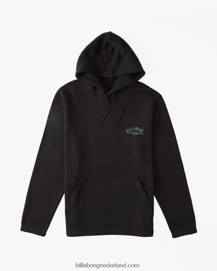 Billabong Heren a/div kompas pullover hoodiezwart 4D20H490