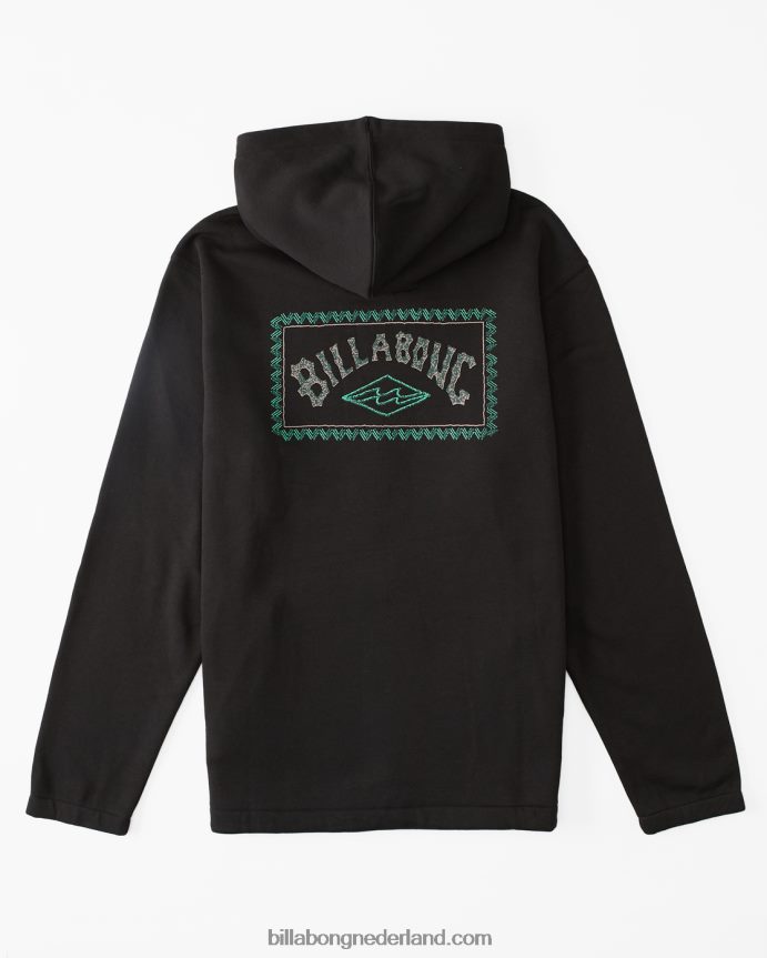 Billabong Heren a/div kompas pullover hoodiezwart 4D20H490