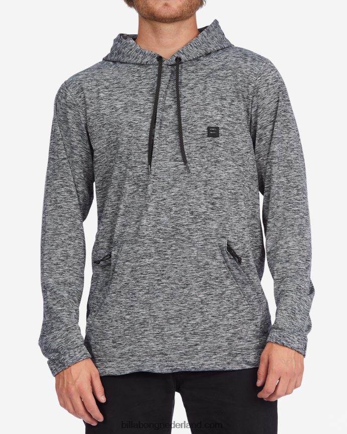 Billabong Heren a/div surftrek pullover hoodiegrijze heide 4D20H491