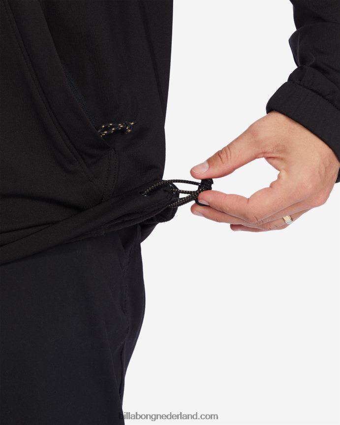 Billabong Heren a/div surftrek pullover hoodiezwart 4D20H486