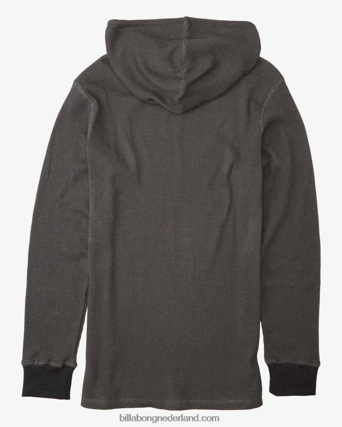 Billabong Heren keystone thermische pullover hoodiezwart 4D20H508