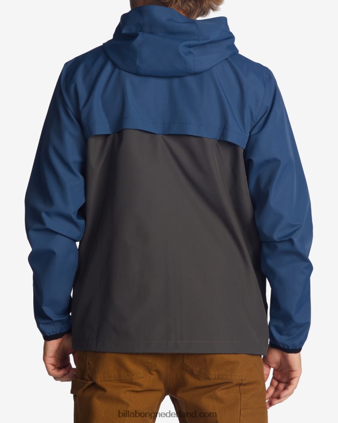 Billabong Heren een/div transport windjackruimte blauw 4D20H477