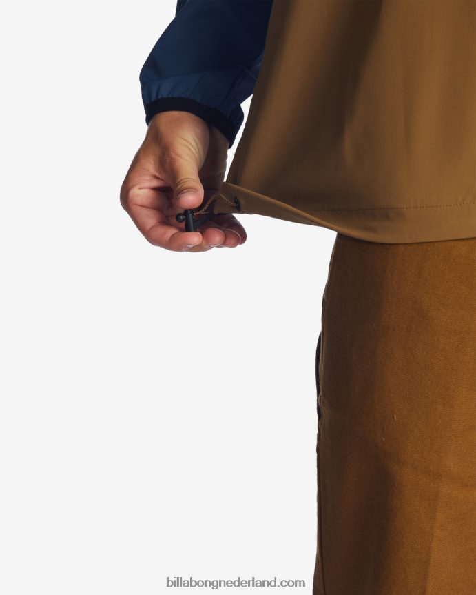 Billabong Heren een/div transport windjackruimte blauw 4D20H477