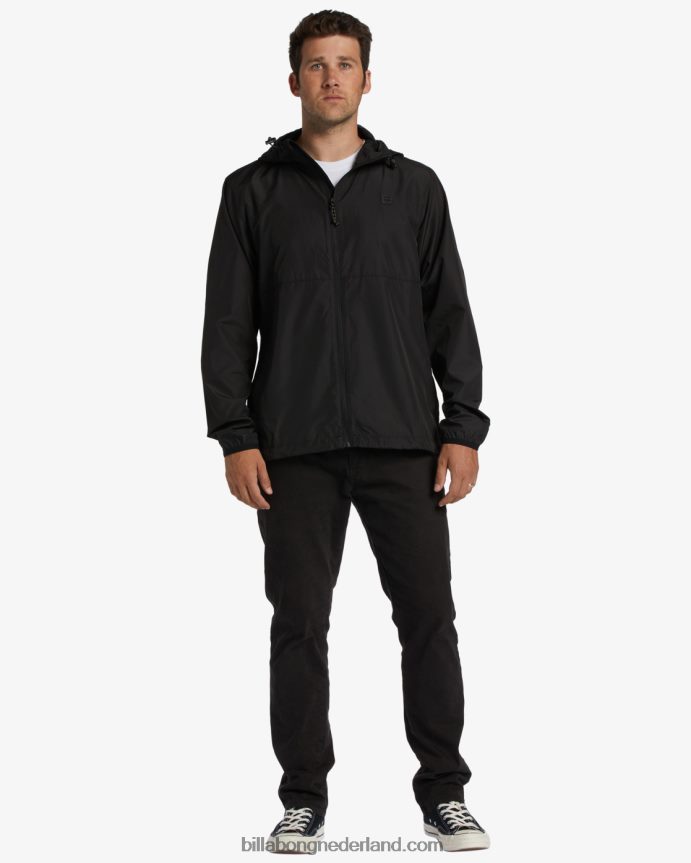 Billabong Heren een/div transport windjackzwart 4D20H244