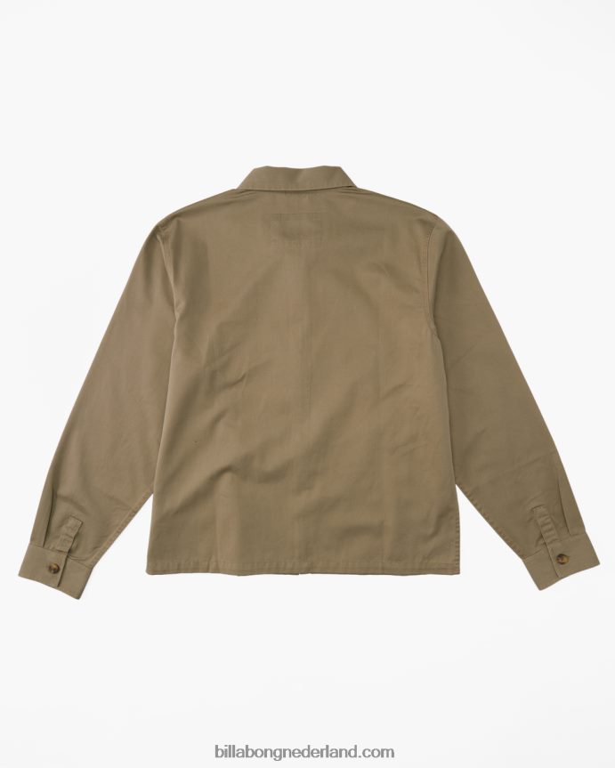 Billabong Heren station werkkleding jaskhaki 4D20H503