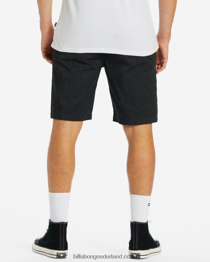 Billabong Heren carter werkkleding 21'' korte broekzwarte heide 4D20H345