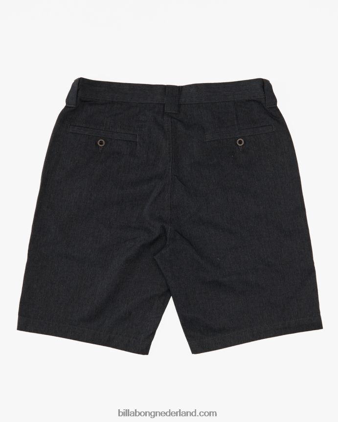 Billabong Heren carter werkkleding 21'' korte broekzwarte heide 4D20H345