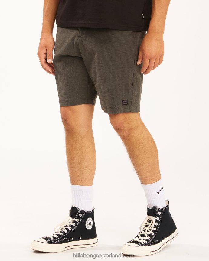 Billabong Heren crossfire mid onderwaterbroek 19''asfalt 4D20H272