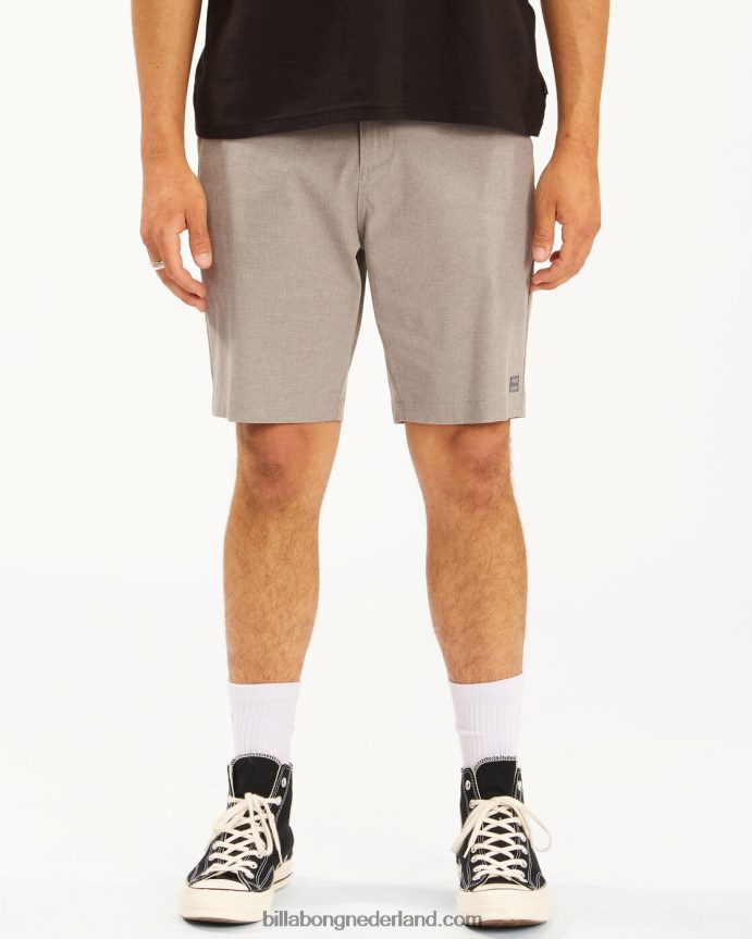 Billabong Heren crossfire mid onderwaterbroek 19''grijs 4D20H276