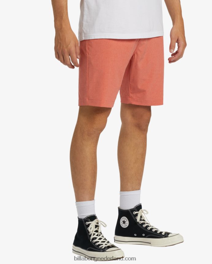 Billabong Heren crossfire mid onderwaterbroek 19''papaver 4D20H295