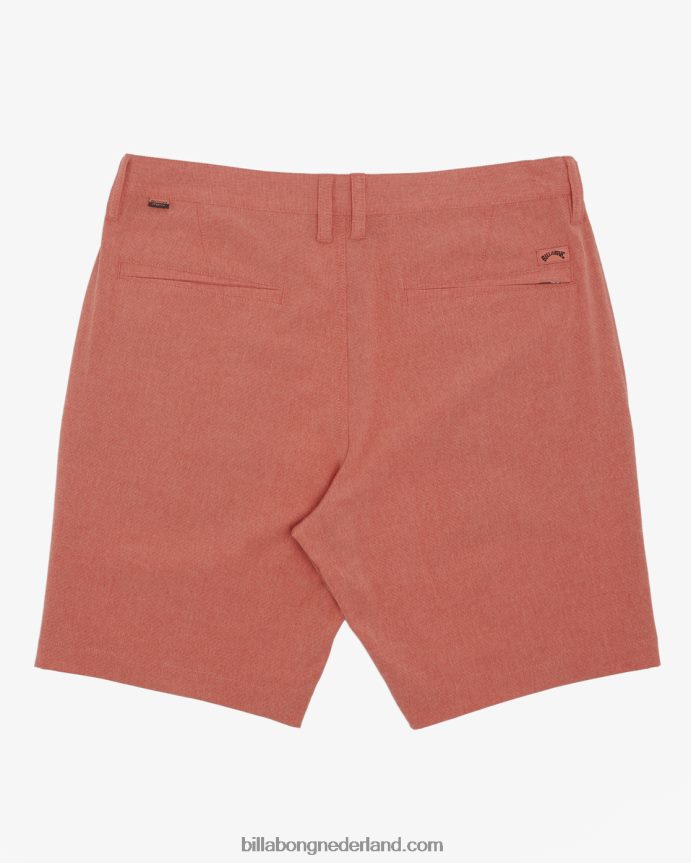 Billabong Heren crossfire mid onderwaterbroek 19''papaver 4D20H295