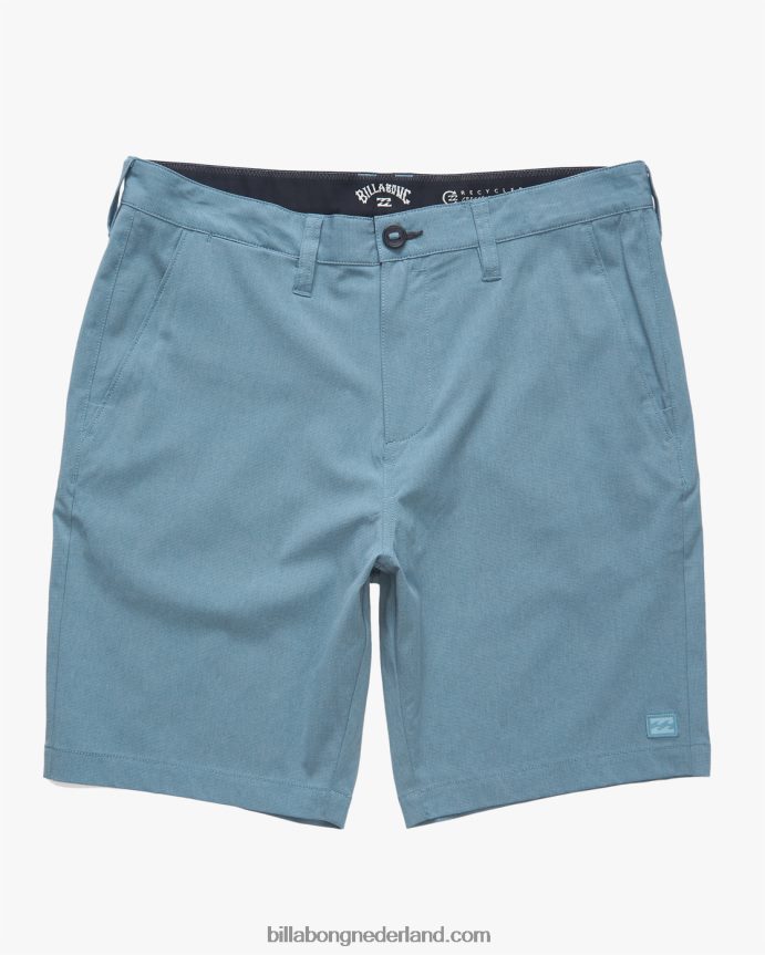 Billabong Heren crossfire mid onderwaterbroek 19''steenblauw 4D20H627