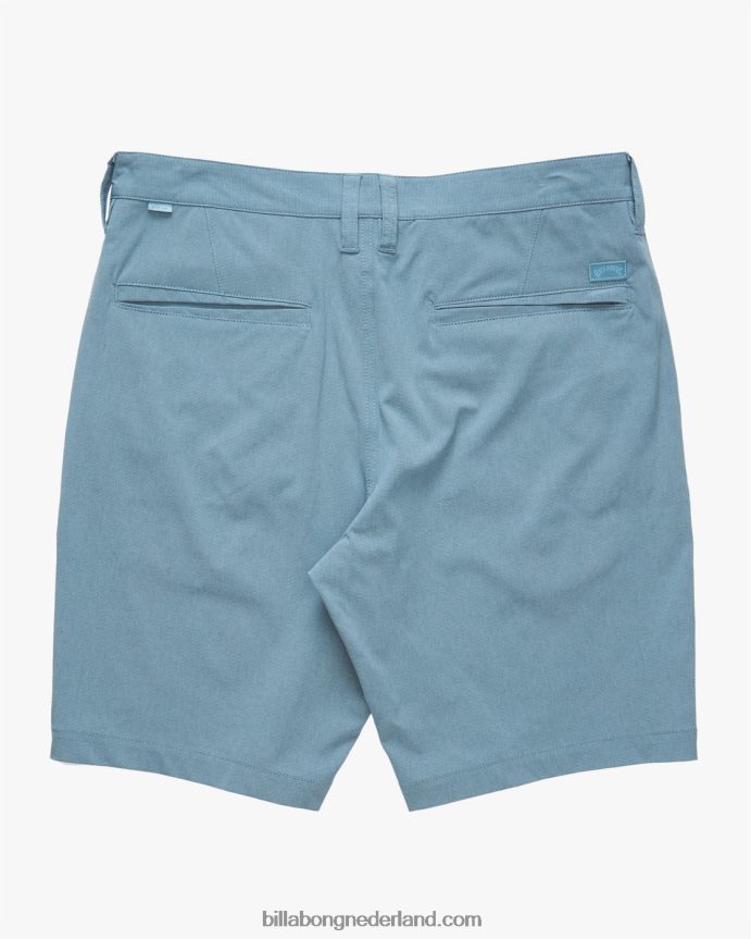 Billabong Heren crossfire mid onderwaterbroek 19''steenblauw 4D20H627