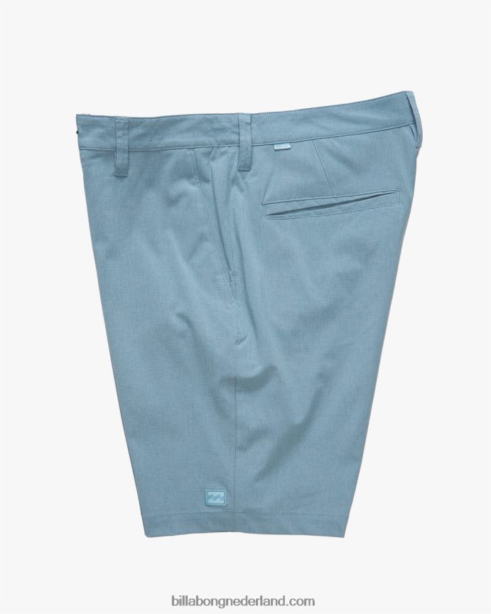 Billabong Heren crossfire mid onderwaterbroek 19''steenblauw 4D20H627