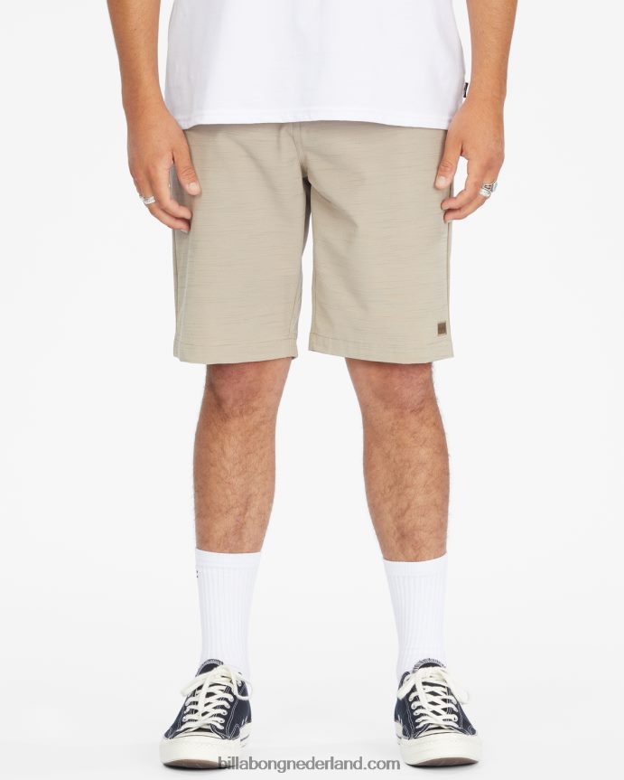 Billabong Heren crossfire slub onderwaterbroek 21''licht kaki 4D20H247