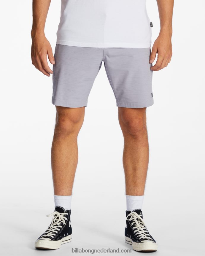 Billabong Heren crossfire slub onderwaterbroek van 19''grijs violet 4D20H252