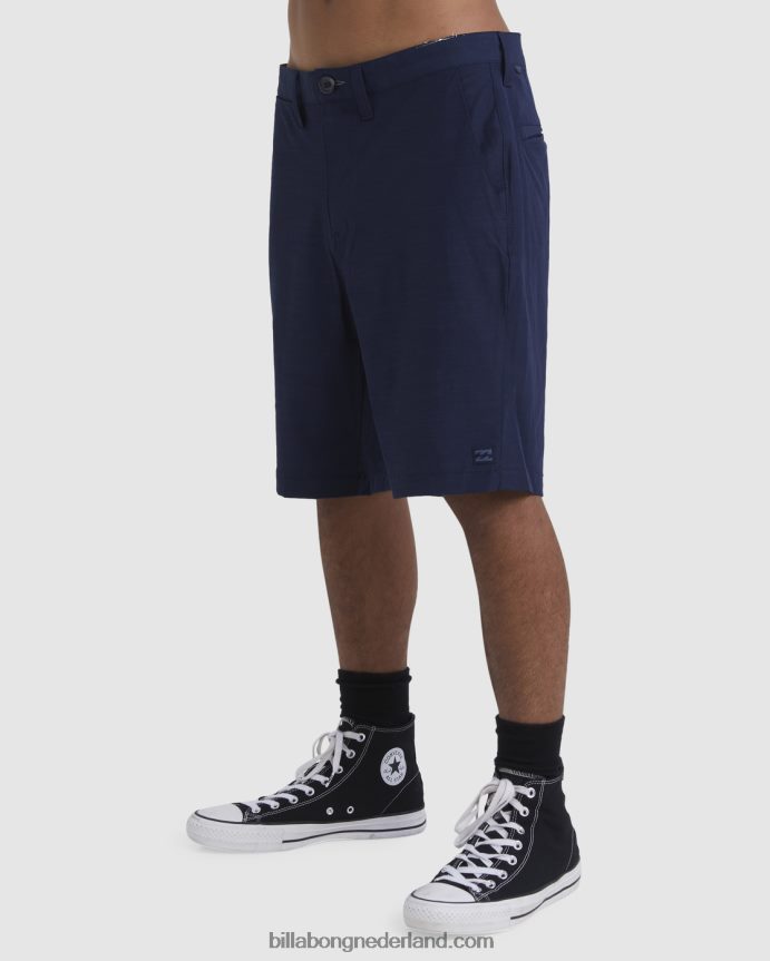 Billabong Heren crossfire solide dompelbroek 20''marine 4D20H275