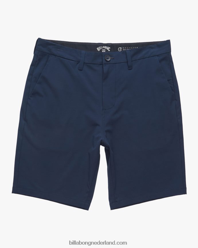 Billabong Heren crossfire solide dompelbroek 20''marine 4D20H275