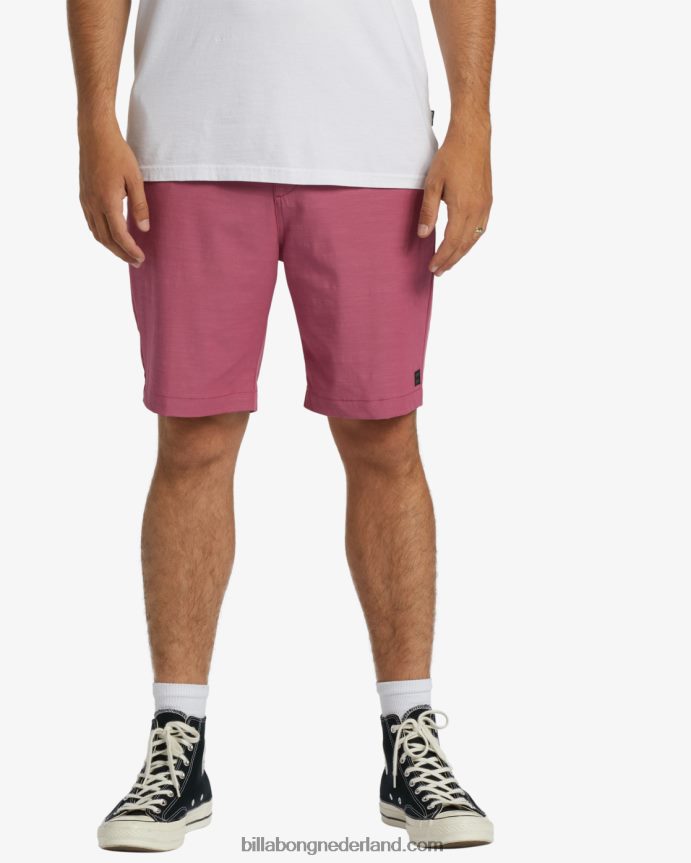 Billabong Heren crossfire solide dompelbroek 20''wilde Bes 4D20H412