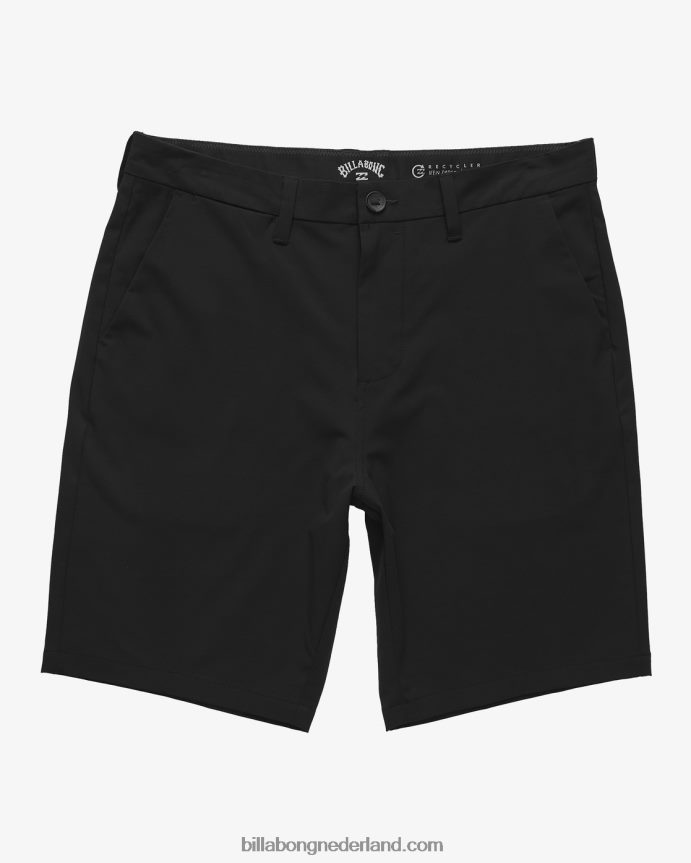 Billabong Heren crossfire solide dompelbroek 20''zwart 4D20H277