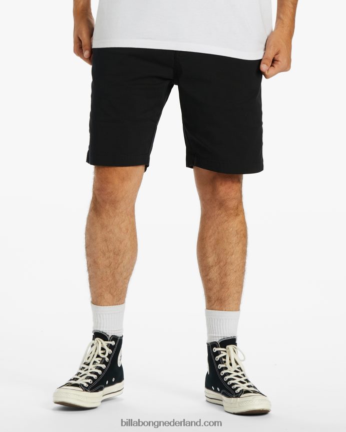 Billabong Heren korte broek van 20'' van carter performancezwart 4D20H527