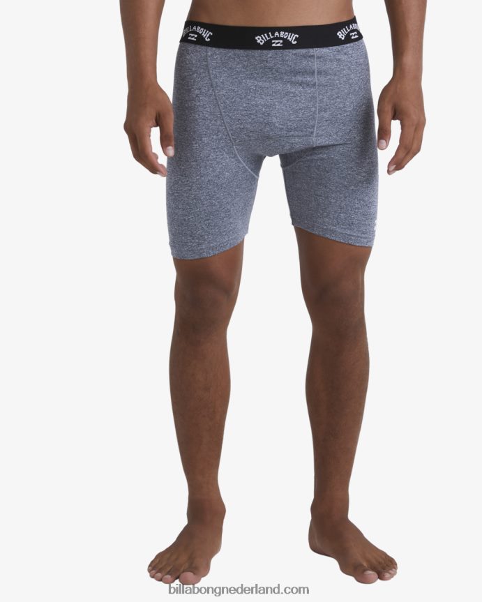Billabong Heren surfshorts met compressie voor de hele dagdonkergrijze heide 4D20H401