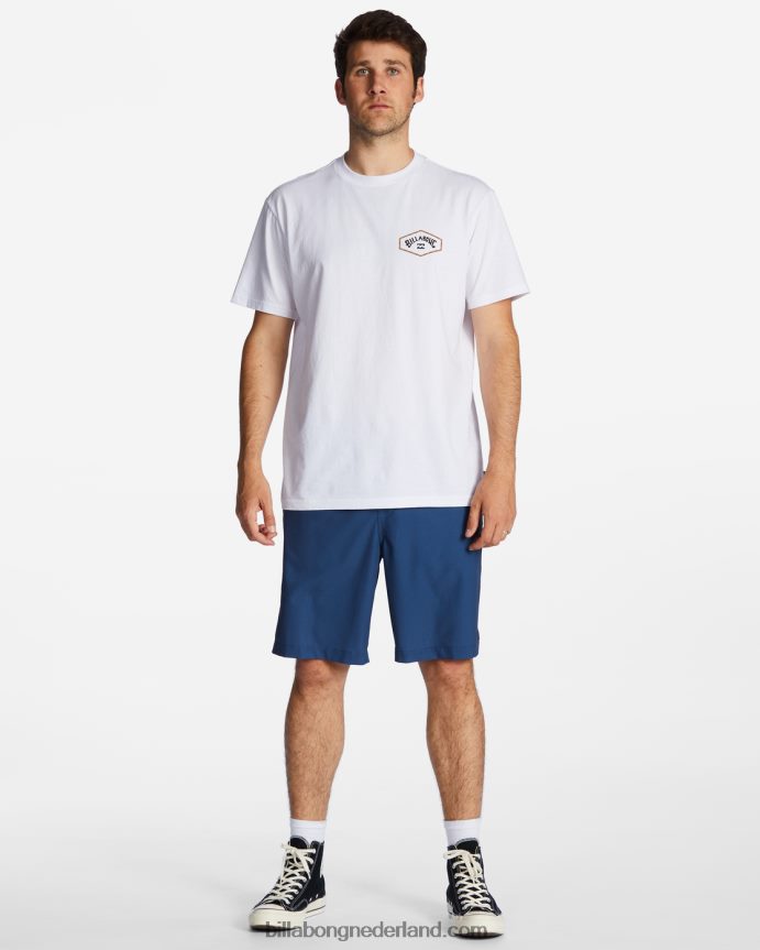 Billabong Heren surftrek trail technische elastische shortsruimte blauw 4D20H233