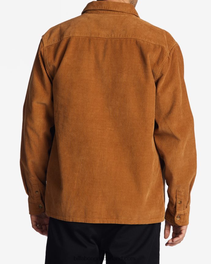 Billabong Heren bong dagen shirt met lange mouwenaarde 4D20H611