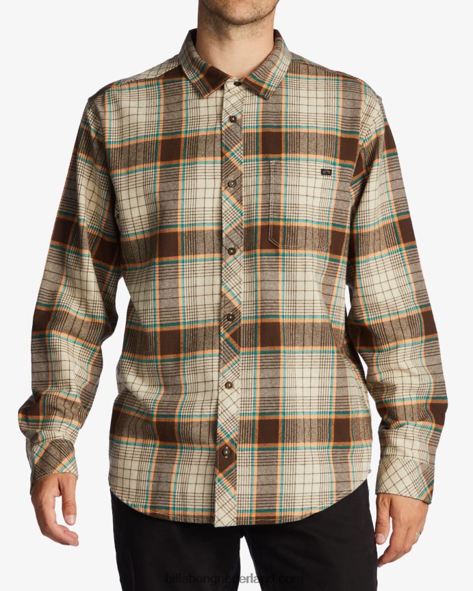 Billabong Heren kustlijn flanellen overhemdchino 4D20H628