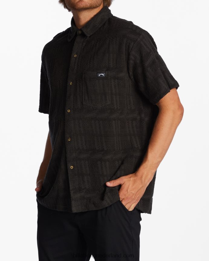 Billabong Heren loafer overhemd met korte mouwenraaf 4D20H606